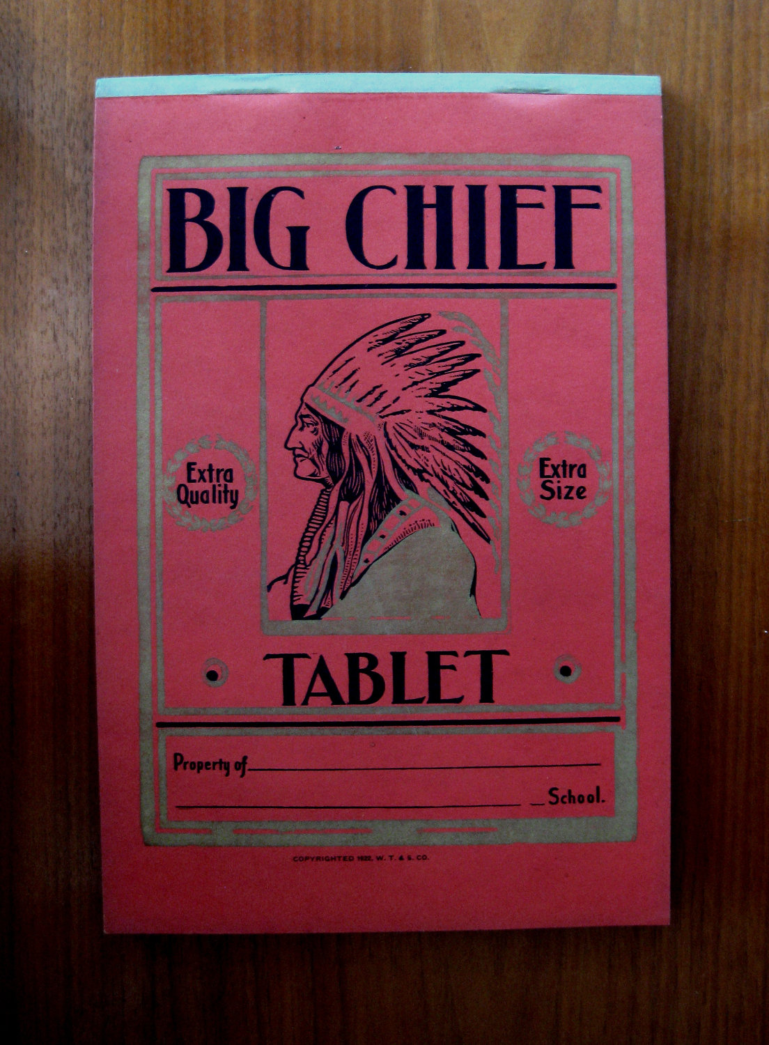 Original Big Chief Tablet  National Museum of the American Indian